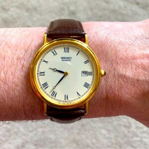 Seiko 34mm Men’s Watch Vintage 7N298A09